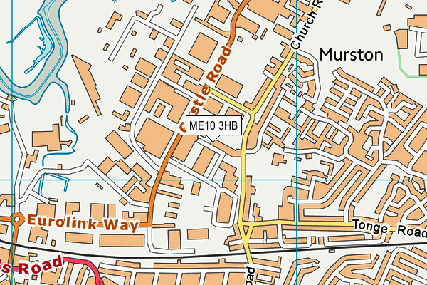 ME10 3HB map - OS VectorMap District (Ordnance Survey) ME10 3HB map - OS VectorMap District (Ordnance Survey)