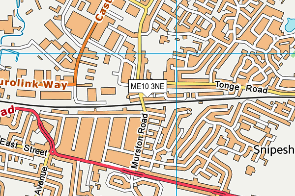ME10 3NE map - OS VectorMap District (Ordnance Survey) ME10 3NE map - OS VectorMap District (Ordnance Survey)