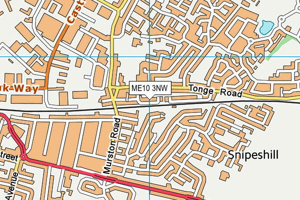 ME10 3NW map - OS VectorMap District (Ordnance Survey) ME10 3NW map - OS VectorMap District (Ordnance Survey)