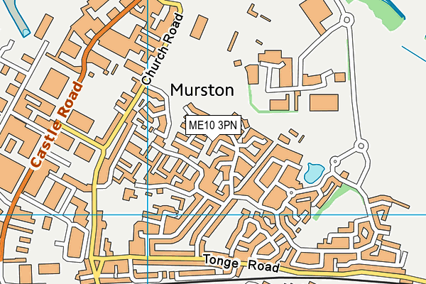 ME10 3PN map - OS VectorMap District (Ordnance Survey)