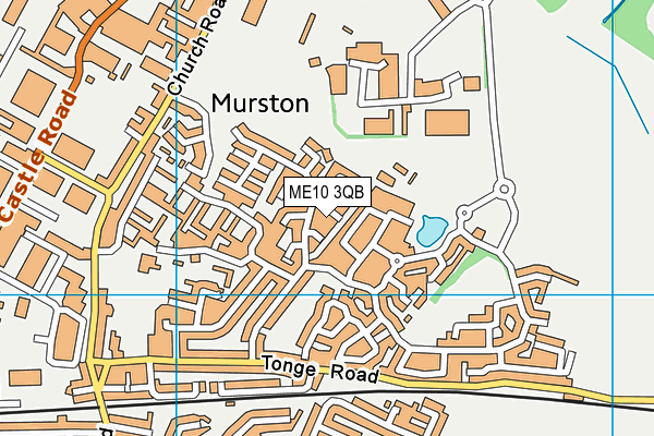 ME10 3QB map - OS VectorMap District (Ordnance Survey) ME10 3QB map - OS VectorMap District (Ordnance Survey)