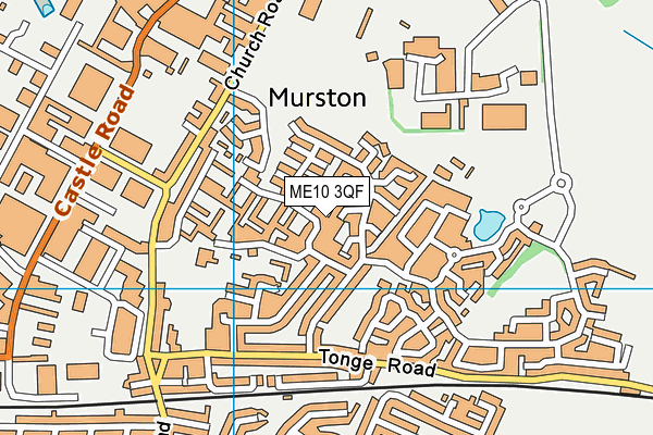 ME10 3QF map - OS VectorMap District (Ordnance Survey)