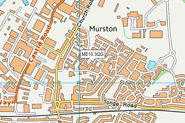 ME10 3QG map - OS VectorMap District (Ordnance Survey)