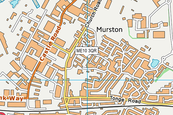 ME10 3QR map - OS VectorMap District (Ordnance Survey) ME10 3QR map - OS VectorMap District (Ordnance Survey)