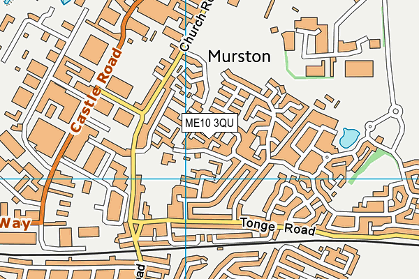ME10 3QU map - OS VectorMap District (Ordnance Survey) ME10 3QU map - OS VectorMap District (Ordnance Survey)