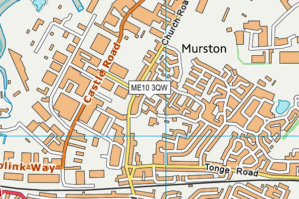 ME10 3QW map - OS VectorMap District (Ordnance Survey) ME10 3QW map - OS VectorMap District (Ordnance Survey)