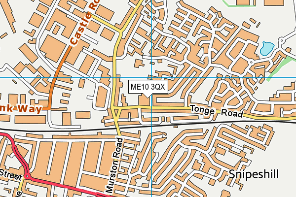 ME10 3QX map - OS VectorMap District (Ordnance Survey) ME10 3QX map - OS VectorMap District (Ordnance Survey)