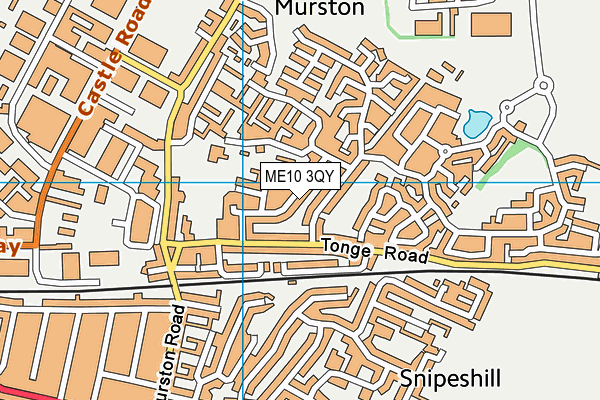 ME10 3QY map - OS VectorMap District (Ordnance Survey) ME10 3QY map - OS VectorMap District (Ordnance Survey)