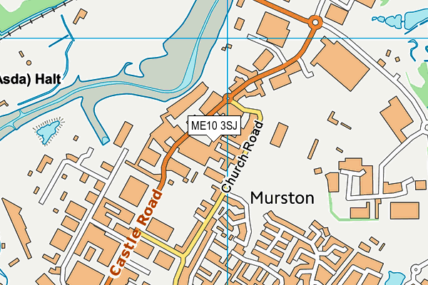 ME10 3SJ map - OS VectorMap District (Ordnance Survey) ME10 3SJ map - OS VectorMap District (Ordnance Survey)