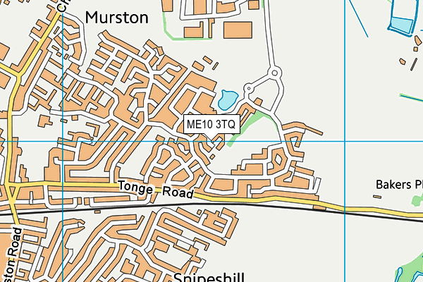 ME10 3TQ map - OS VectorMap District (Ordnance Survey)