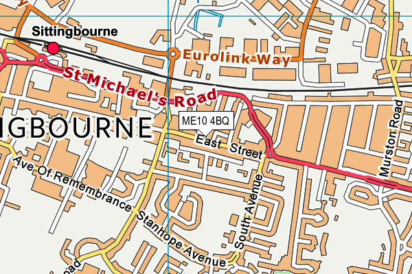 ME10 4BQ map - OS VectorMap District (Ordnance Survey) ME10 4BQ map - OS VectorMap District (Ordnance Survey)