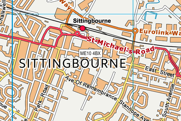 ME10 4BX map - OS VectorMap District (Ordnance Survey) ME10 4BX map - OS VectorMap District (Ordnance Survey)