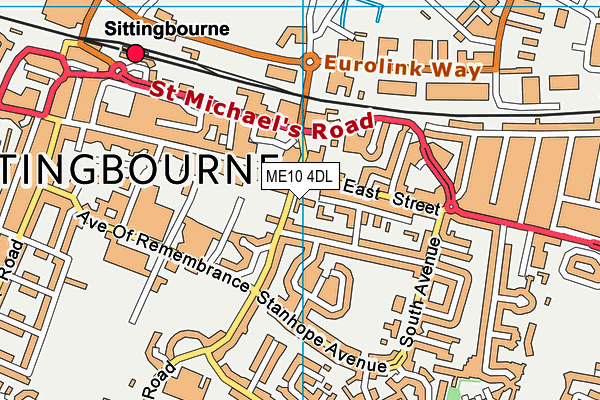 ME10 4DL map - OS VectorMap District (Ordnance Survey) ME10 4DL map - OS VectorMap District (Ordnance Survey)