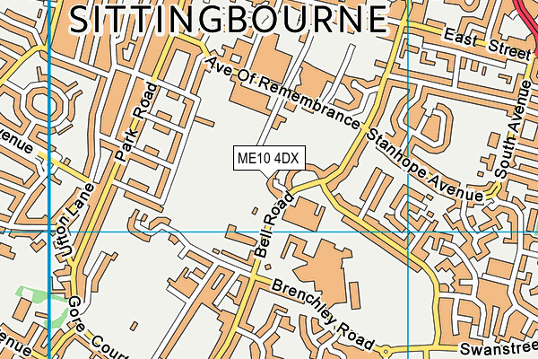 ME10 4DX map - OS VectorMap District (Ordnance Survey) ME10 4DX map - OS VectorMap District (Ordnance Survey)