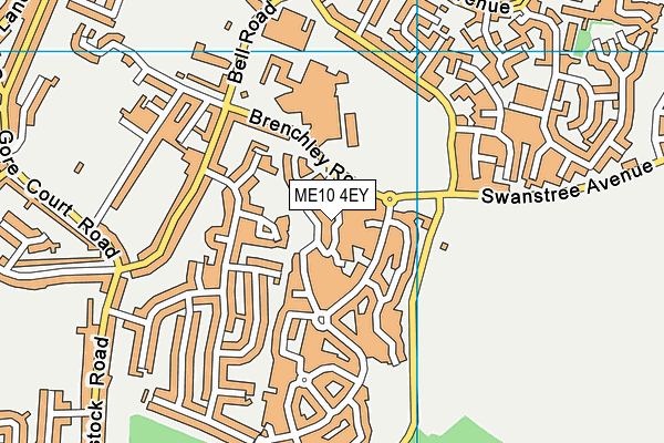 ME10 4EY map - OS VectorMap District (Ordnance Survey) ME10 4EY map - OS VectorMap District (Ordnance Survey)