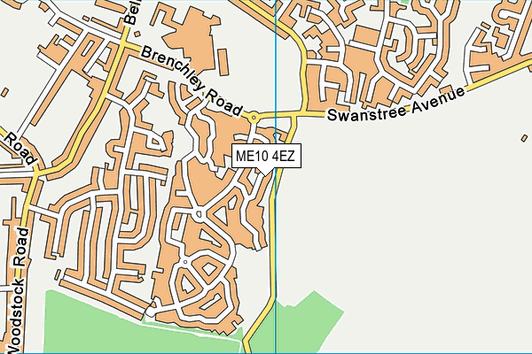 ME10 4EZ map - OS VectorMap District (Ordnance Survey) ME10 4EZ map - OS VectorMap District (Ordnance Survey)