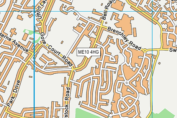 ME10 4HG map - OS VectorMap District (Ordnance Survey) ME10 4HG map - OS VectorMap District (Ordnance Survey)
