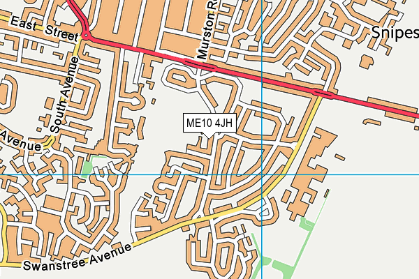 ME10 4JH map - OS VectorMap District (Ordnance Survey) ME10 4JH map - OS VectorMap District (Ordnance Survey)