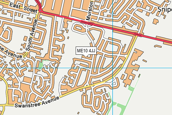 ME10 4JJ map - OS VectorMap District (Ordnance Survey) ME10 4JJ map - OS VectorMap District (Ordnance Survey)