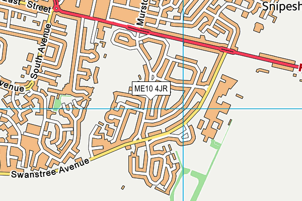 ME10 4JR map - OS VectorMap District (Ordnance Survey) ME10 4JR map - OS VectorMap District (Ordnance Survey)