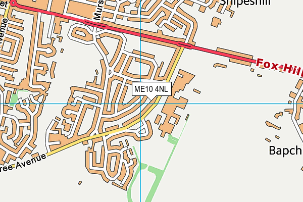 ME10 4NL map - OS VectorMap District (Ordnance Survey) ME10 4NL map - OS VectorMap District (Ordnance Survey)