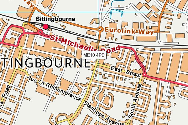 ME10 4PE map - OS VectorMap District (Ordnance Survey) ME10 4PE map - OS VectorMap District (Ordnance Survey)