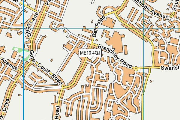 ME10 4QJ map - OS VectorMap District (Ordnance Survey) ME10 4QJ map - OS VectorMap District (Ordnance Survey)