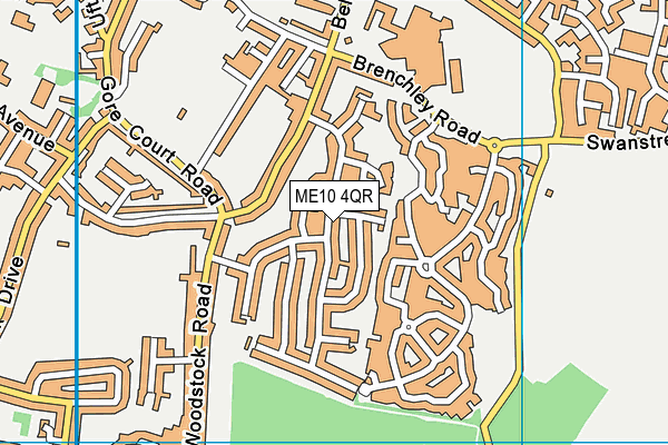 ME10 4QR map - OS VectorMap District (Ordnance Survey) ME10 4QR map - OS VectorMap District (Ordnance Survey)