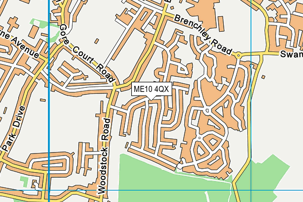 ME10 4QX map - OS VectorMap District (Ordnance Survey) ME10 4QX map - OS VectorMap District (Ordnance Survey)