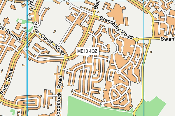 ME10 4QZ map - OS VectorMap District (Ordnance Survey) ME10 4QZ map - OS VectorMap District (Ordnance Survey)