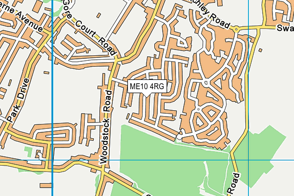 ME10 4RG map - OS VectorMap District (Ordnance Survey) ME10 4RG map - OS VectorMap District (Ordnance Survey)