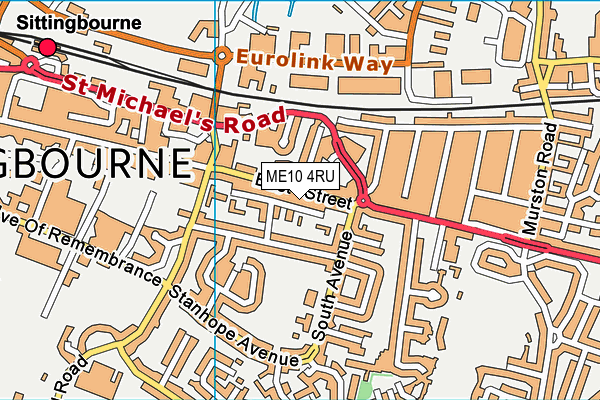 ME10 4RU map - OS VectorMap District (Ordnance Survey) ME10 4RU map - OS VectorMap District (Ordnance Survey)
