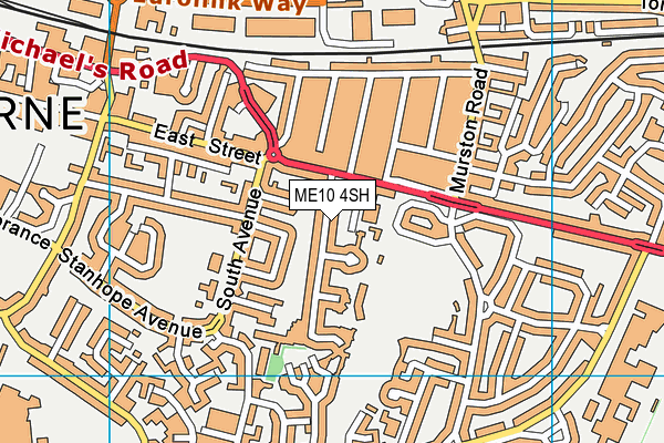 ME10 4SH map - OS VectorMap District (Ordnance Survey) ME10 4SH map - OS VectorMap District (Ordnance Survey)