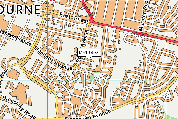 ME10 4SX map - OS VectorMap District (Ordnance Survey) ME10 4SX map - OS VectorMap District (Ordnance Survey)