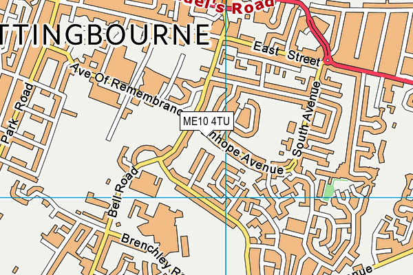 ME10 4TU map - OS VectorMap District (Ordnance Survey) ME10 4TU map - OS VectorMap District (Ordnance Survey)