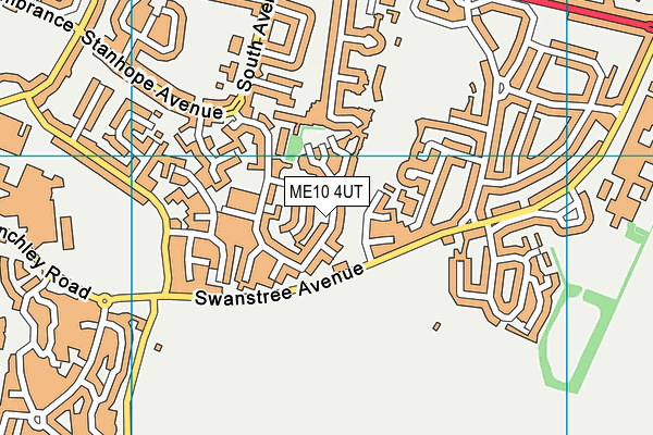 ME10 4UT map - OS VectorMap District (Ordnance Survey) ME10 4UT map - OS VectorMap District (Ordnance Survey)