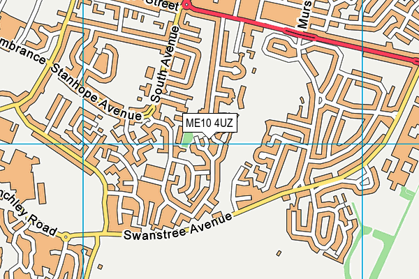 ME10 4UZ map - OS VectorMap District (Ordnance Survey) ME10 4UZ map - OS VectorMap District (Ordnance Survey)
