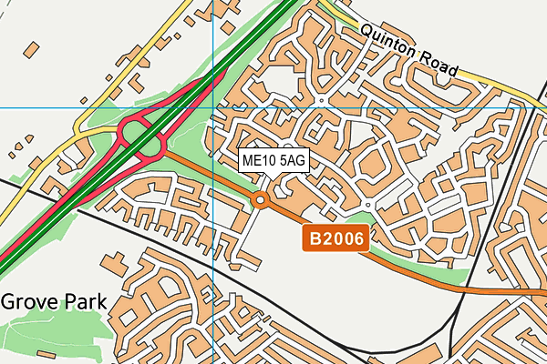 ME10 5AG map - OS VectorMap District (Ordnance Survey) ME10 5AG map - OS VectorMap District (Ordnance Survey)