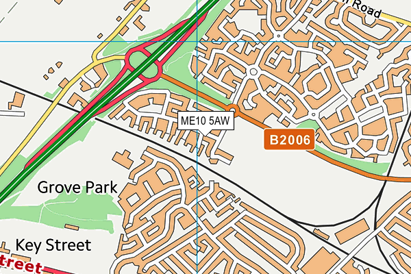 ME10 5AW map - OS VectorMap District (Ordnance Survey) ME10 5AW map - OS VectorMap District (Ordnance Survey)