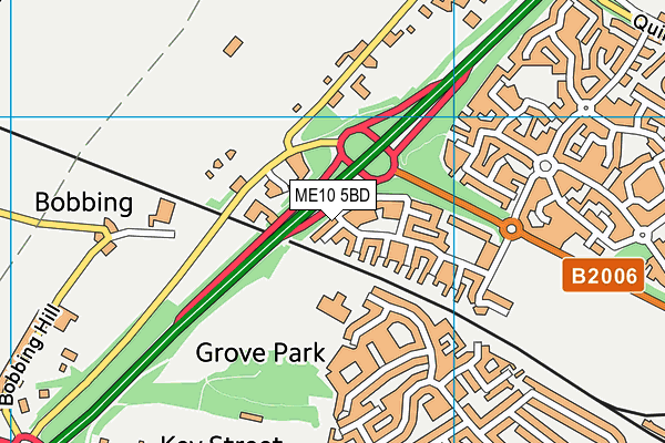 ME10 5BD map - OS VectorMap District (Ordnance Survey) ME10 5BD map - OS VectorMap District (Ordnance Survey)