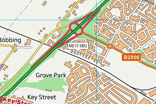 ME10 5BQ map - OS VectorMap District (Ordnance Survey) ME10 5BQ map - OS VectorMap District (Ordnance Survey)