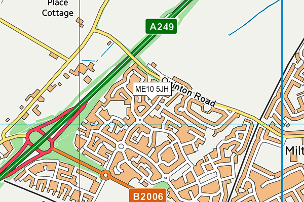 ME10 5JH map - OS VectorMap District (Ordnance Survey) ME10 5JH map - OS VectorMap District (Ordnance Survey)