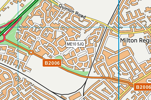 ME10 5JQ map - OS VectorMap District (Ordnance Survey) ME10 5JQ map - OS VectorMap District (Ordnance Survey)
