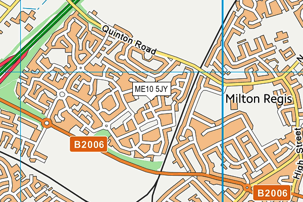 ME10 5JY map - OS VectorMap District (Ordnance Survey) ME10 5JY map - OS VectorMap District (Ordnance Survey)