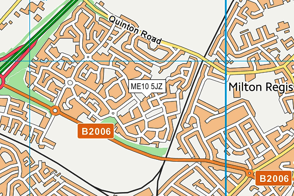 ME10 5JZ map - OS VectorMap District (Ordnance Survey) ME10 5JZ map - OS VectorMap District (Ordnance Survey)