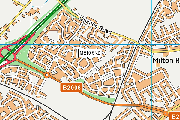 ME10 5NZ map - OS VectorMap District (Ordnance Survey) ME10 5NZ map - OS VectorMap District (Ordnance Survey)