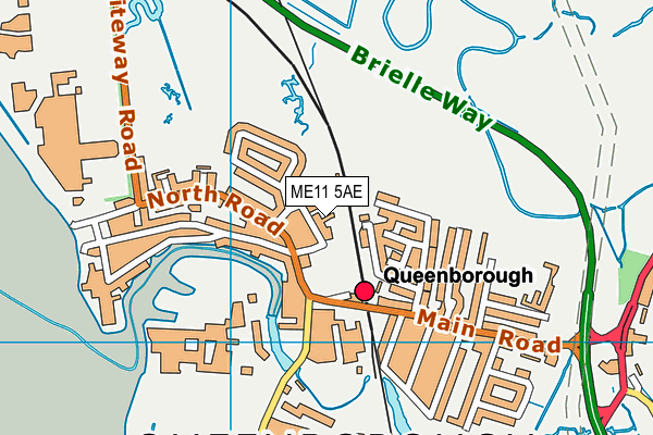 ME11 5AE map - OS VectorMap District (Ordnance Survey) ME11 5AE map - OS VectorMap District (Ordnance Survey)