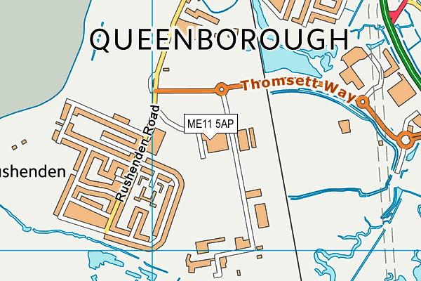 ME11 5AP map - OS VectorMap District (Ordnance Survey) ME11 5AP map - OS VectorMap District (Ordnance Survey)