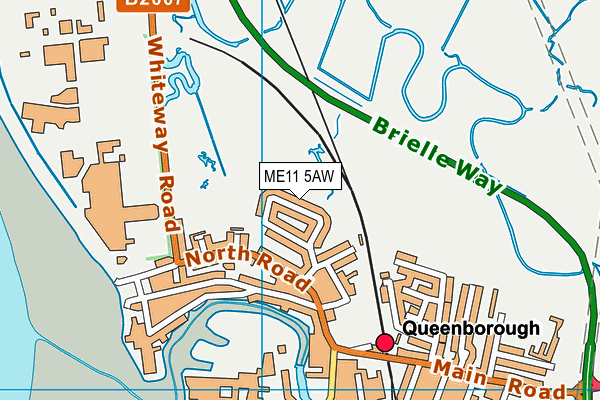 ME11 5AW map - OS VectorMap District (Ordnance Survey) ME11 5AW map - OS VectorMap District (Ordnance Survey)