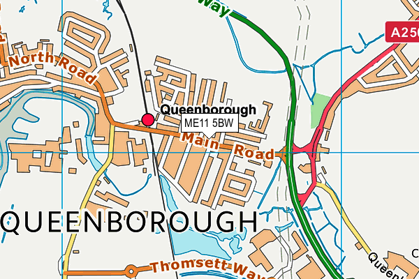 ME11 5BW map - OS VectorMap District (Ordnance Survey) ME11 5BW map - OS VectorMap District (Ordnance Survey)